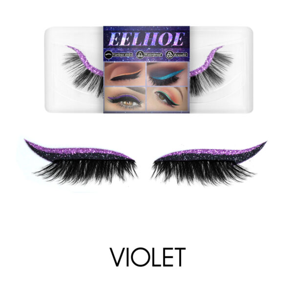 EELHOE glue-free imitation Mink Hair False Eyelashes Self-adhesive False Eyelashes European and American 3d Eyelash eyeshadow Eyeliner - Image 5