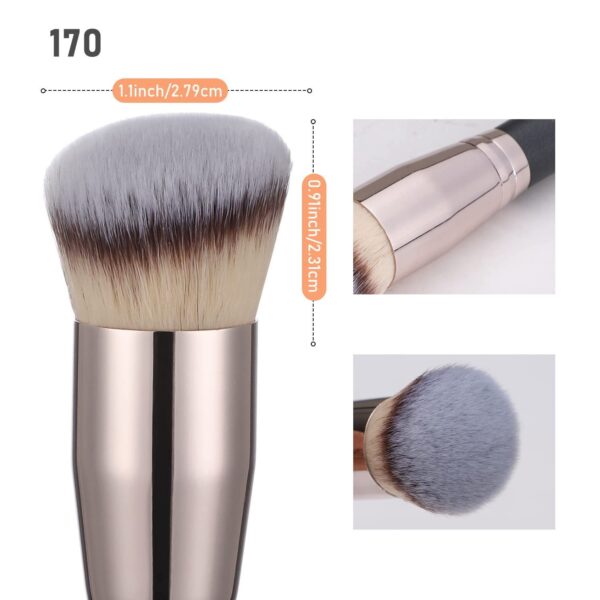 Easyflowing 170+270 makeup brush Handle Material: Wood, Brush material: synthetic wool