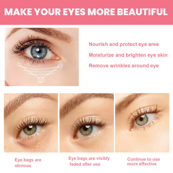Women Extra Renewing Rosehip Eye Balm For Face Lifting Moisturizing Balm Stick Deep Hydration Moisturizer Eye Care - Image 4