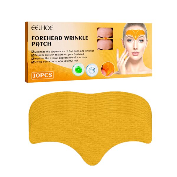 Anti-Aging Collagen Gel Patch - 10pcs Forehead Line Removal, Firming Mask, Frown Lines, Face Skin Care Stickers - Image 6