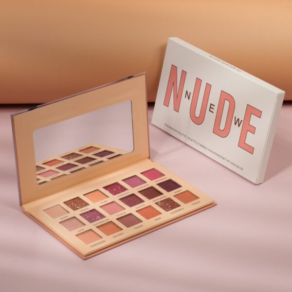 18-color Desert Rose Matte Pearlescent Eyeshadow Palette Earth Color Multi-purpose Color Eyeshadow Palette - Image 5